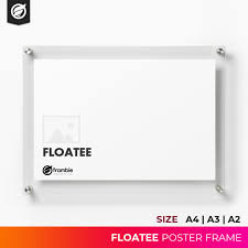 Frambie Floatee Acrylic Frame A5 A4 A3