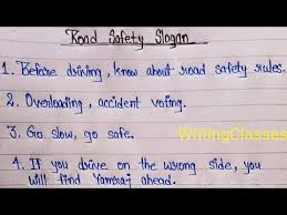 road safety slogans slogans
