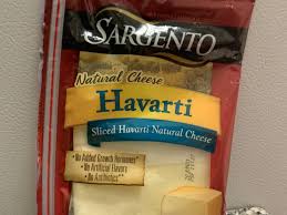 sliced havarti cheese nutrition facts