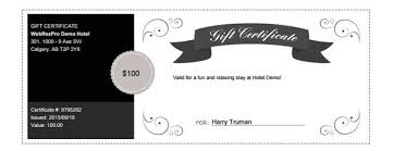 hotel gift certificates webrezpro
