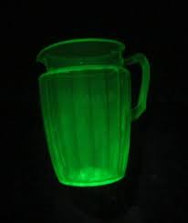 green uranium glass green depression