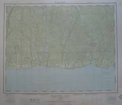 Details About 1963 Topo Map Manitou Lake Quebec Canada Sheldrake Magpie St Lawrence River Rr