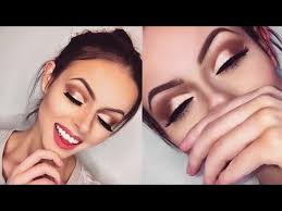natural bronzy glam makeup tutorial