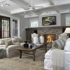Living Rooms Craftsman Style Home