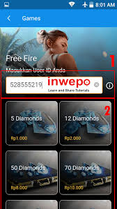 Garena free fire diamond generator is an online generator developed by us that makes use of. Cara Top Up Diamond Free Fire Di Aplikasi Dana Inwepo