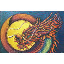 Dragon Art Paintings Royal