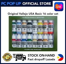 Vallejo Acryllic Basic Paint Set Usa