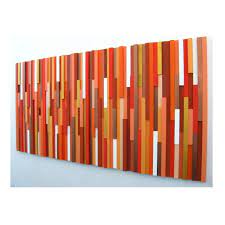 Buy Hand Made Orange Wall Art Abstract