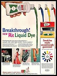 Vintage Rit Dye Design It Items 3 Pamphlets Foldouts