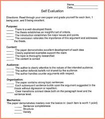 Employee Self Evaluation Examples Employee Self Evaluation