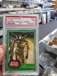 You probably don't recognize me because of my large penis. Baseball Cards Plus On Twitter Our Favorite Star Wars Card For May 4th Day 1977 Topps C 3po Anthony Daniels Rare Error Variation 207 Psa 7 Near Mint Maythe4thbewithyou Maytheforcebewithyou Starwars Topps C3po