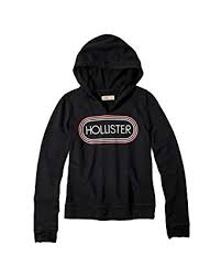 Hollister Womens Lightweight Hoodie Sweatshirt Pullover Xs