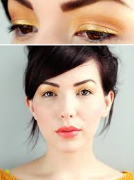 ways to wear gold eyeshadow a beauty