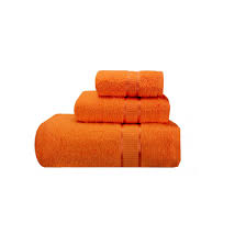 Woven from premium cottons, our bath towels, hand towels, wash cloths, and beach towels are plush and absorbent; Towel City Bath Sheet Bright Orange Towel