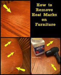 how to remove heat marks from furniture