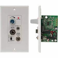 Audio Amplifier Wall Plate With
