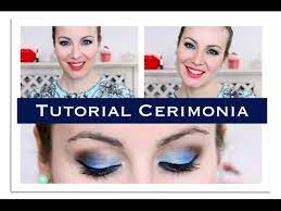 makeup tutorial cerimonia in blu