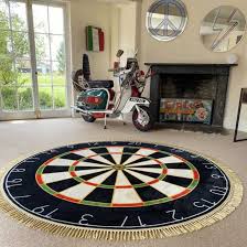 dartboard on a rug seletti