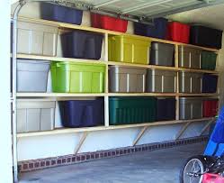 build wall mounted garage shelves