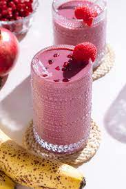 pink pomegranate smoothie the