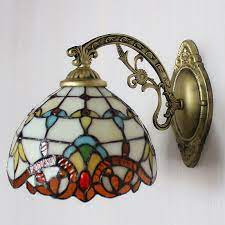 Baroque Stained Glass Wall Light
