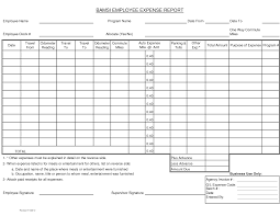Printable Expense Report Shared By Bryan Scalsys