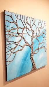 Tree Of Life Painting Turquoise