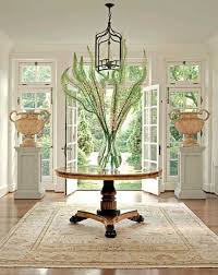 round foyer table