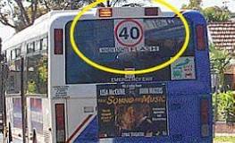When you see these lights flashing on the back of a bus?