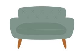 Comfortable House Furniture Flat Icon