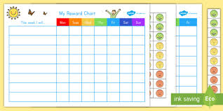 My Reward Chart Display Posters Reward Chart Cut Outs