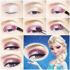 disney frozen elsa makeup tutorial