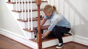 hardwood flooring on stairs installing