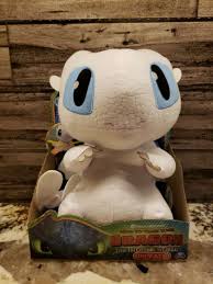 How To Train Your Dragon Hidden World Squeeze Growl Light Fury 10 Plush New For Sale Online