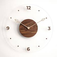 Simple Nordic Wall Clock 16 Battery