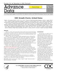 Pdf Cdc Growth Charts United States