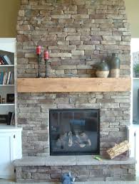 30 stone fireplace mantel decor ideas