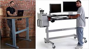 The uplift is available in standard and commercial standing desk versions (the latter has even more stability thanks to a crossbar), and those outside the us can order a unit to be shipped. A Desk That Allows You To Stand Or Sit The New York Times
