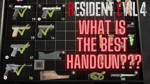 resident evil 4 remake best handgun
