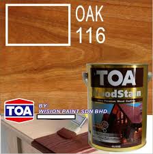1l Oak 116 Gloss Toa Woodstain Ultra