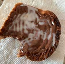 Tried putting coconut spread on my toast... ended up with cum toast. :  r/shittyfoodporn