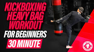 beginner kickboxing mastery heavy bag
