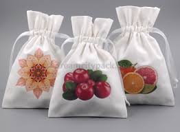 personalized organic cotton muslin bags