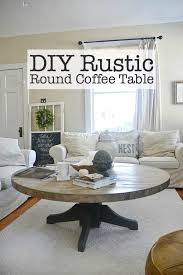 Diy Round Coffee Table Liz Marie Blog