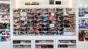makeup collection and organization