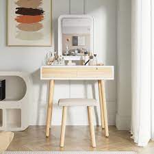 puluomis dressing table with led lights