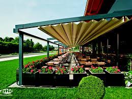 Pergola Retractable Fabric Roof Awning
