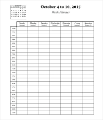 Free Printable Class Schedule Template Excel College Schedule