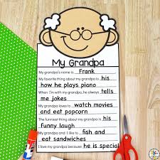 grandpas day writing craft
