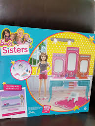 barbie doll makeup vanity skipper set